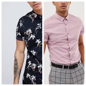 ASOS Floral Shirt and River Island Shirt